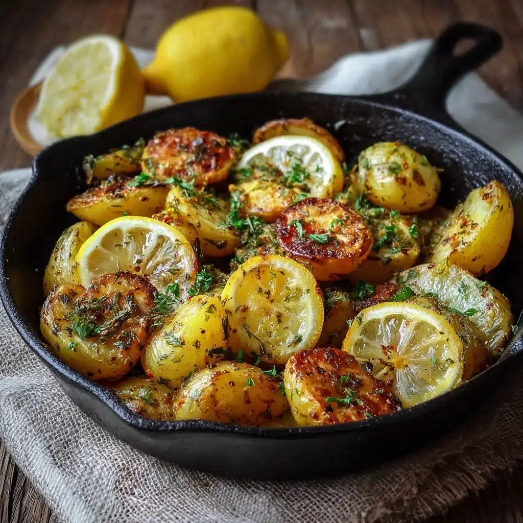Make Crispy Greek Potatoes With Lemon Flavor