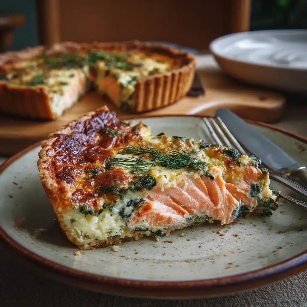Salmon and Cheese Quiche