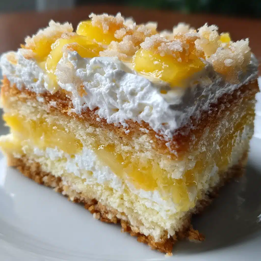 Delicious Easter Pineapple Heaven Cake