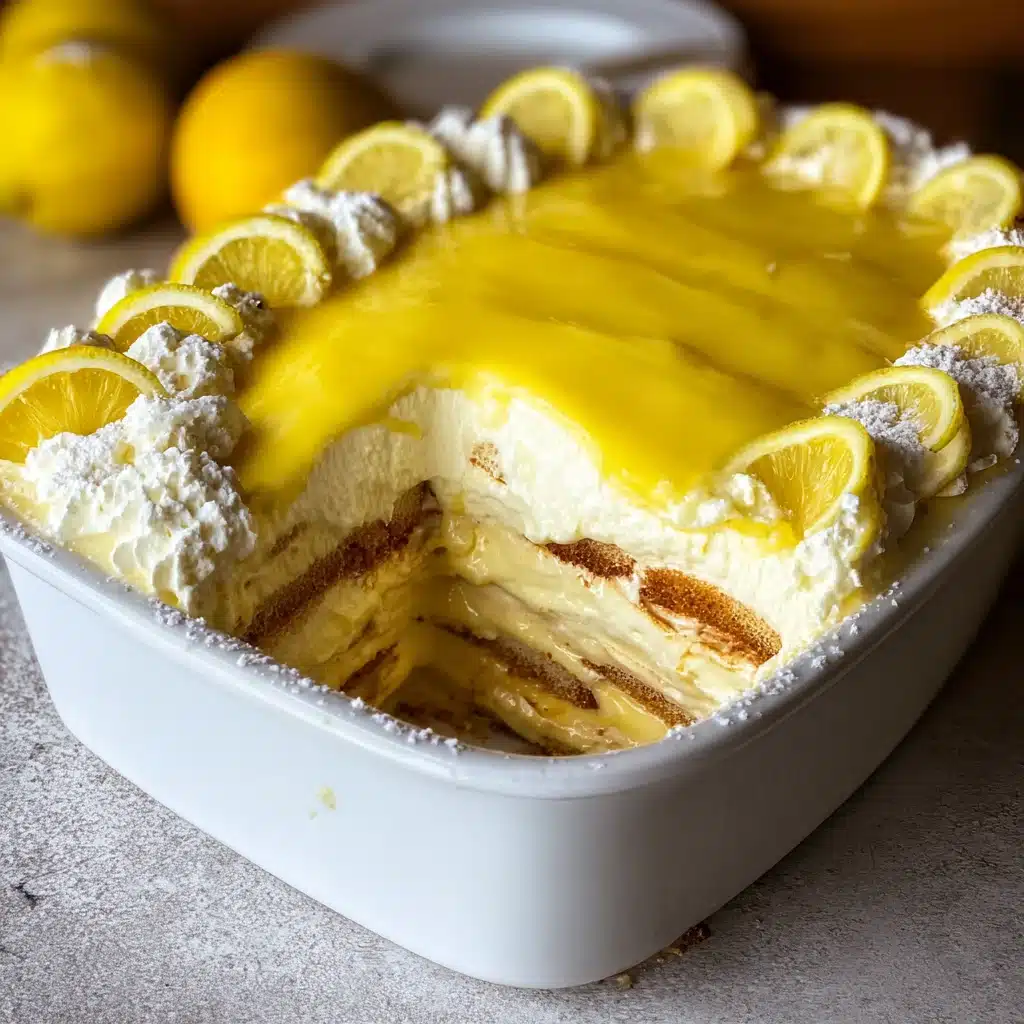 Lemon Tiramisu : Refreshing & Creamy Italian Dessert