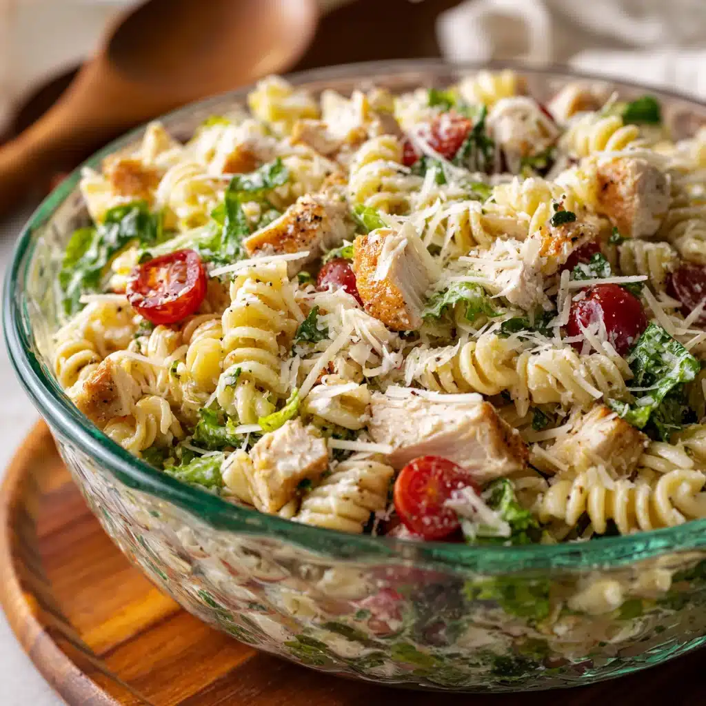 Chicken Caesar Pasta Salad