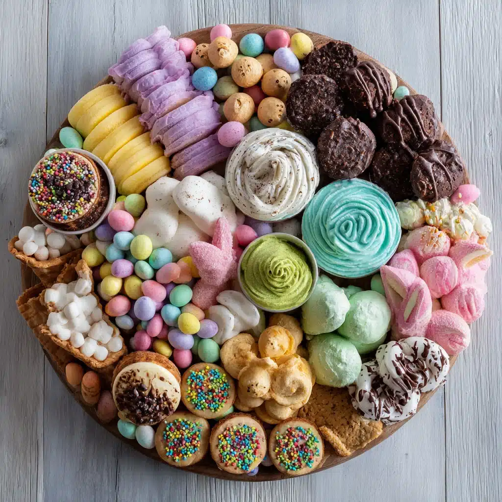 Easter Dessert Board (Pastel-Themed)
