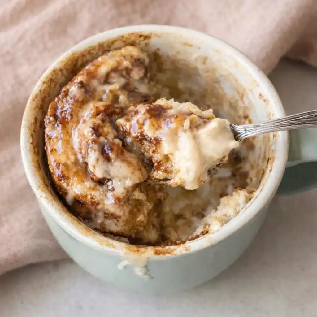 Gluten Free Cinnamon Roll in a Mug (Vegan) 10 Gluten Free Cinnamon Roll in a Mug (Vegan)