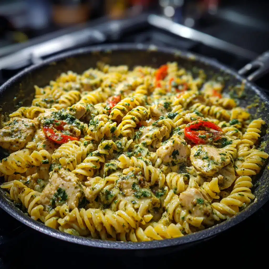 Delicious Creamy Pesto Chicken Pasta Bake Recipe That Is Simple and Full of Flavor