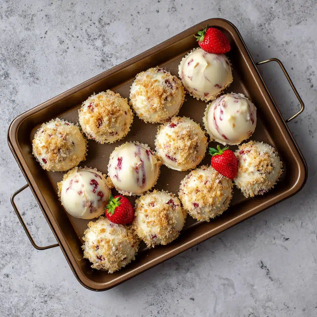 Strawberry Cheesecake Fat Bombs – 4 Ingredients! - Keto