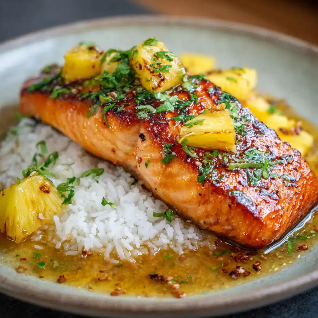 Pineapple Glazed Salmon 11 Pineapple Glazed Salmon