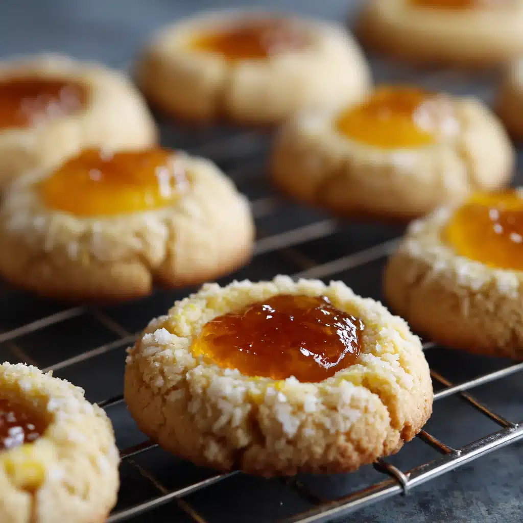 Lemon Curd Thumbprint Cookies