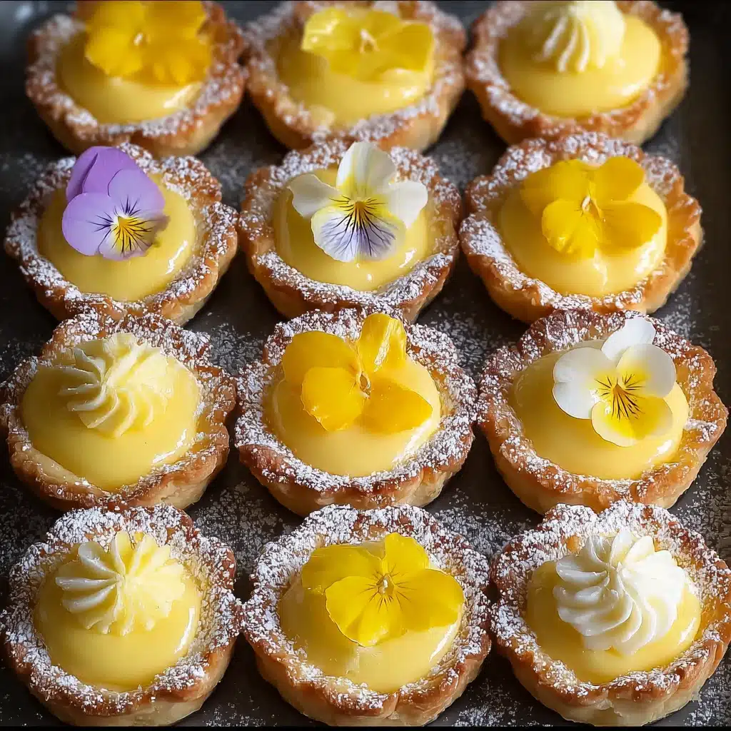 Mini Lemon Flower Tarts