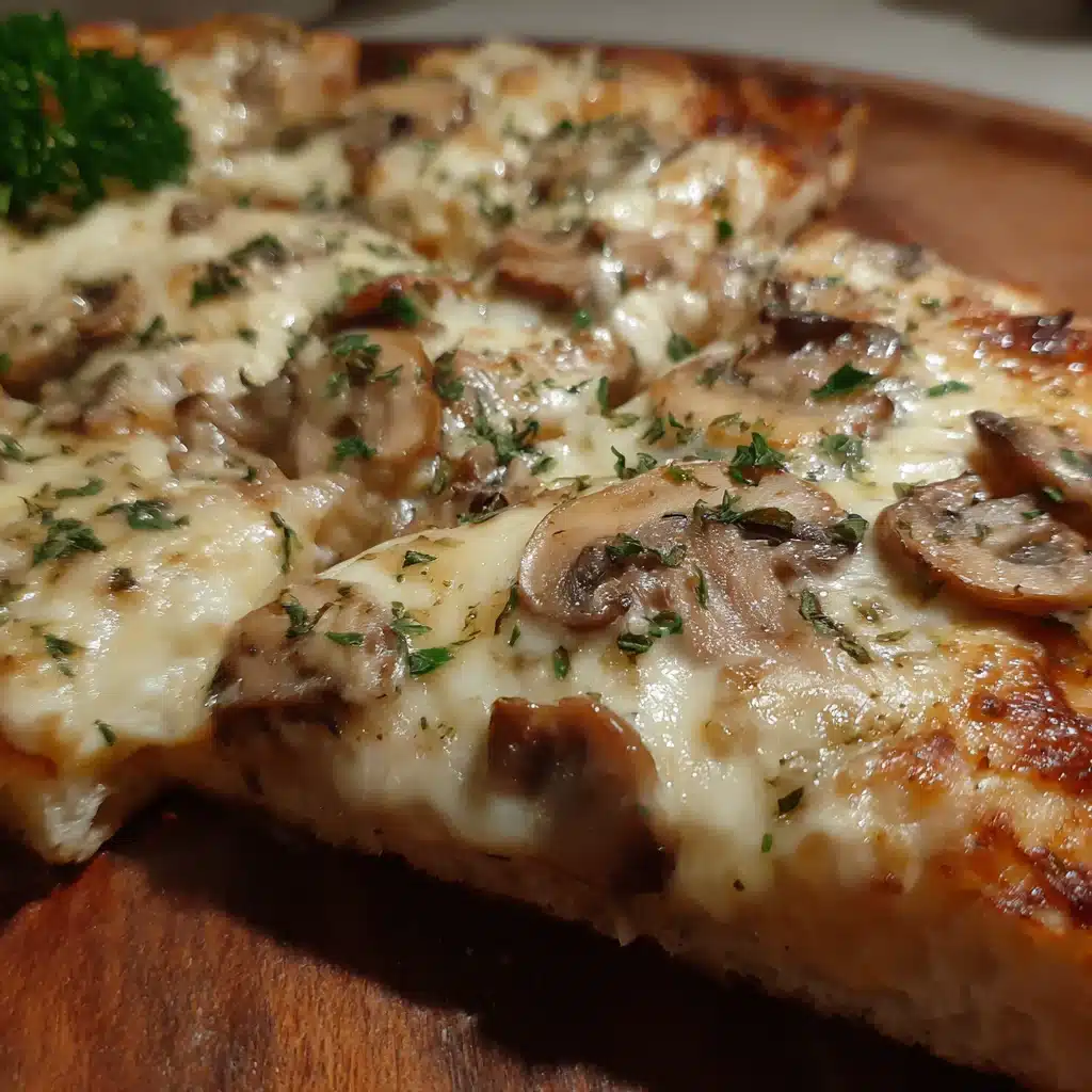 White Mushroom Pizza 11 White Mushroom Pizza