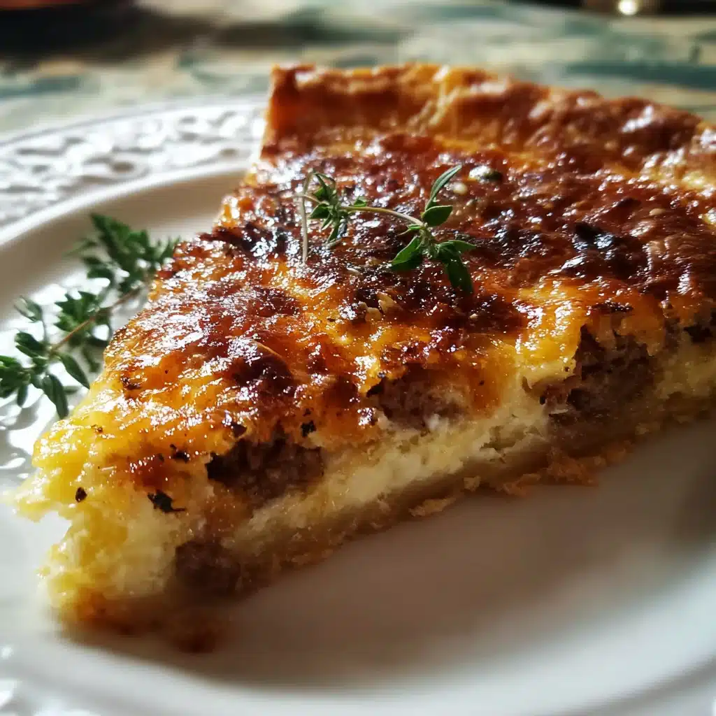 Beef and Cheese Quiche
