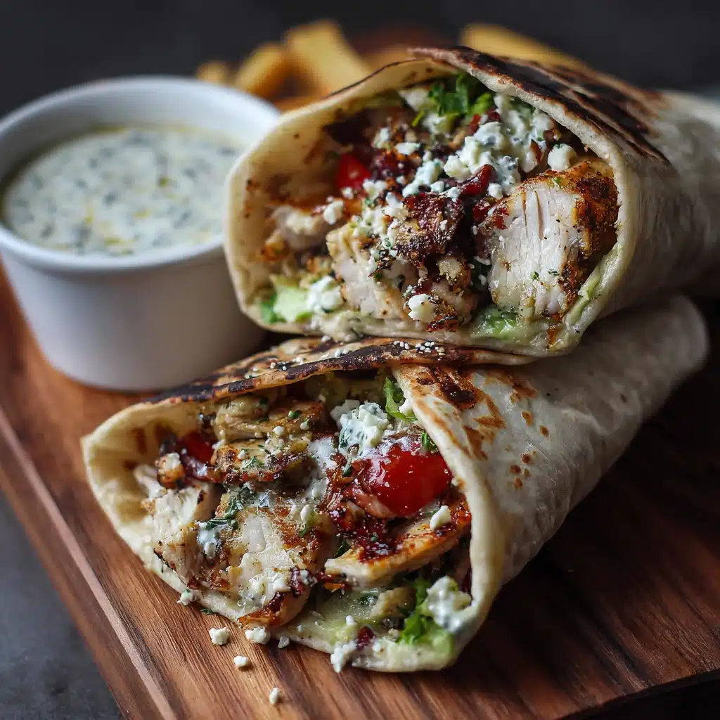 Greek Chicken Wrap