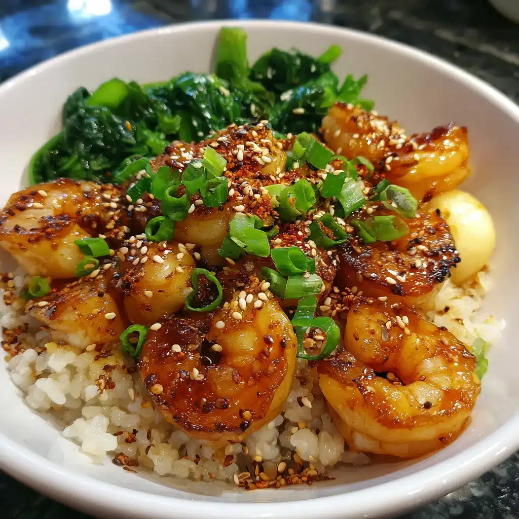 Honey Garlic Shrimp Bowl