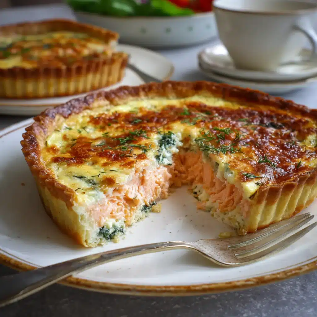 Salmon and Cheese Quiche
