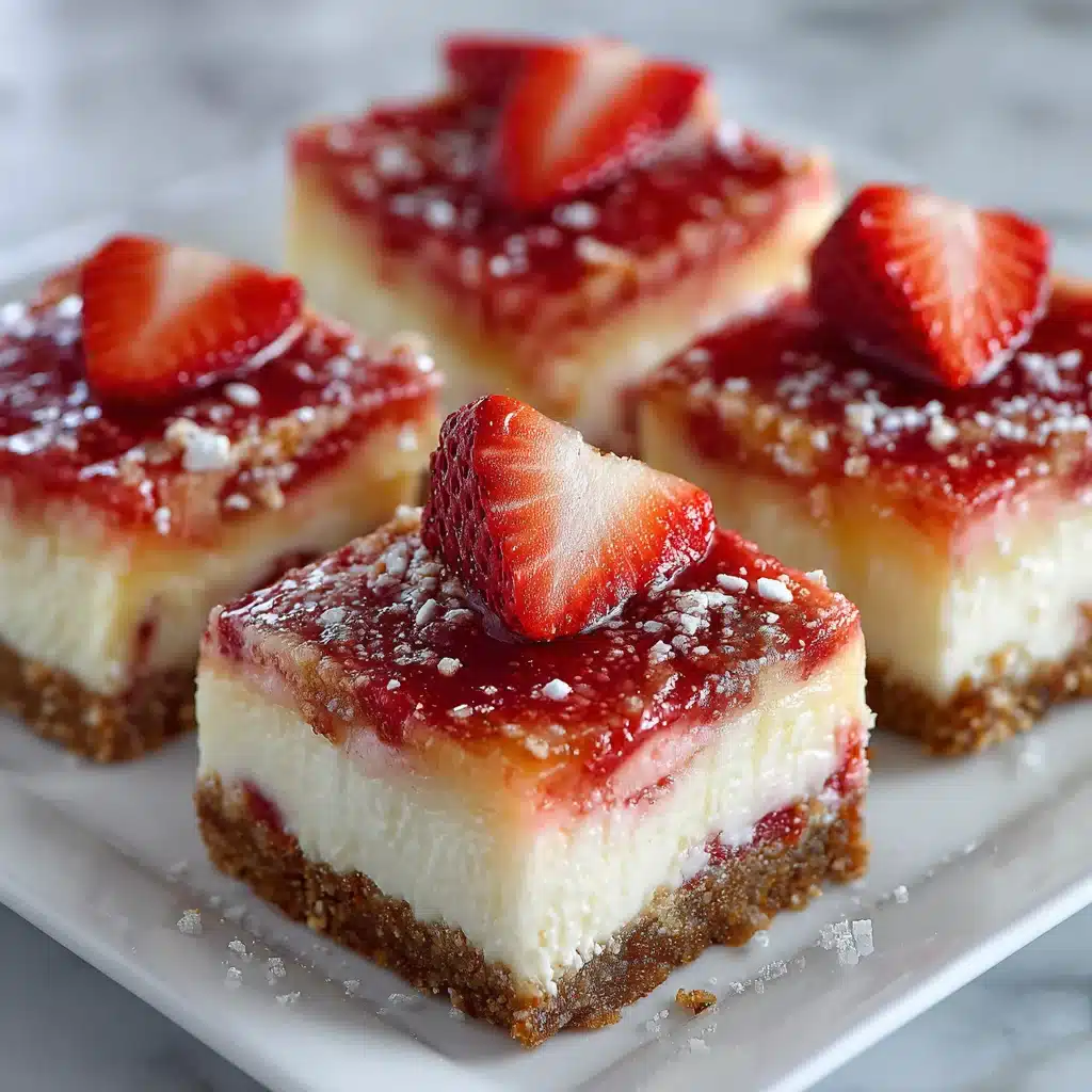 Strawberry Cheesecake Bars 11 Strawberry Cheesecake Bars