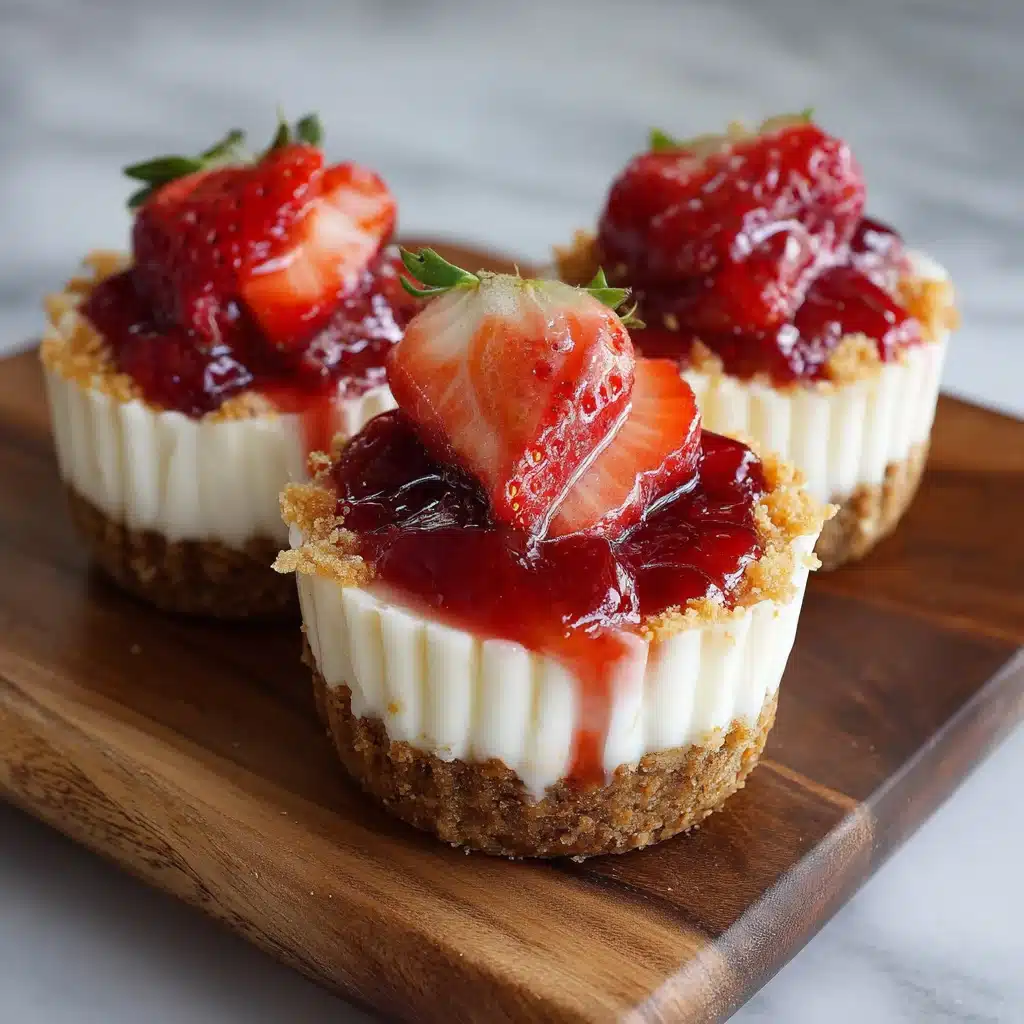 Strawberry Cheesecake Cups 11 Strawberry Cheesecake Cups