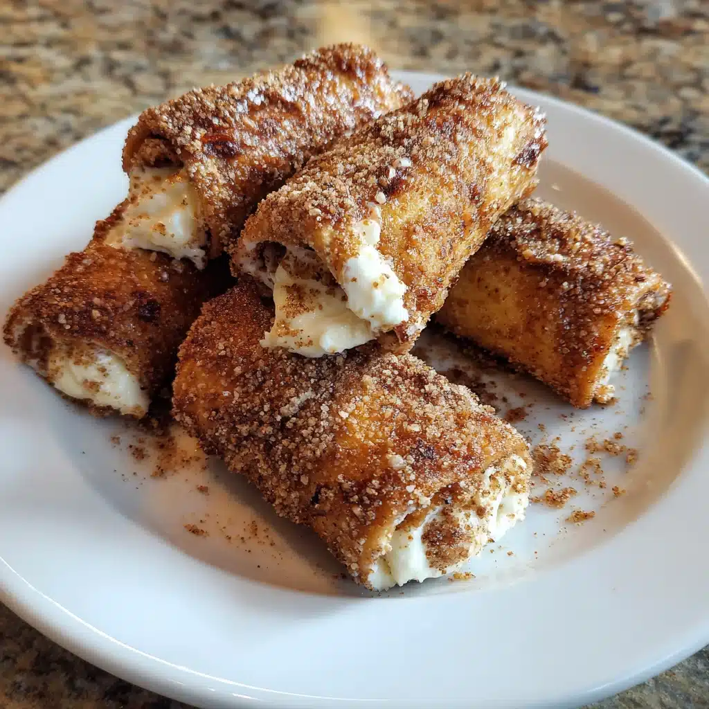 Guilt-Free Crispy Keto Cinnamon Cream Cheese Roll Ups