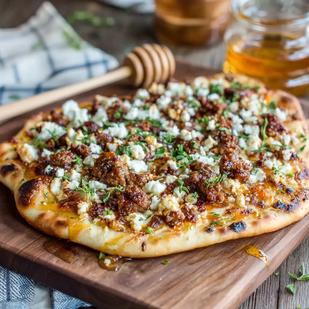 Gourmet Sausage Dinner Ideas: Hot Honey & Feta Pizza
