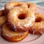 Glazed Donuts with Milk Bread Dough