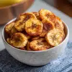 Quick & Easy Cinnamon-Sugar Air Fryer Banana Chips