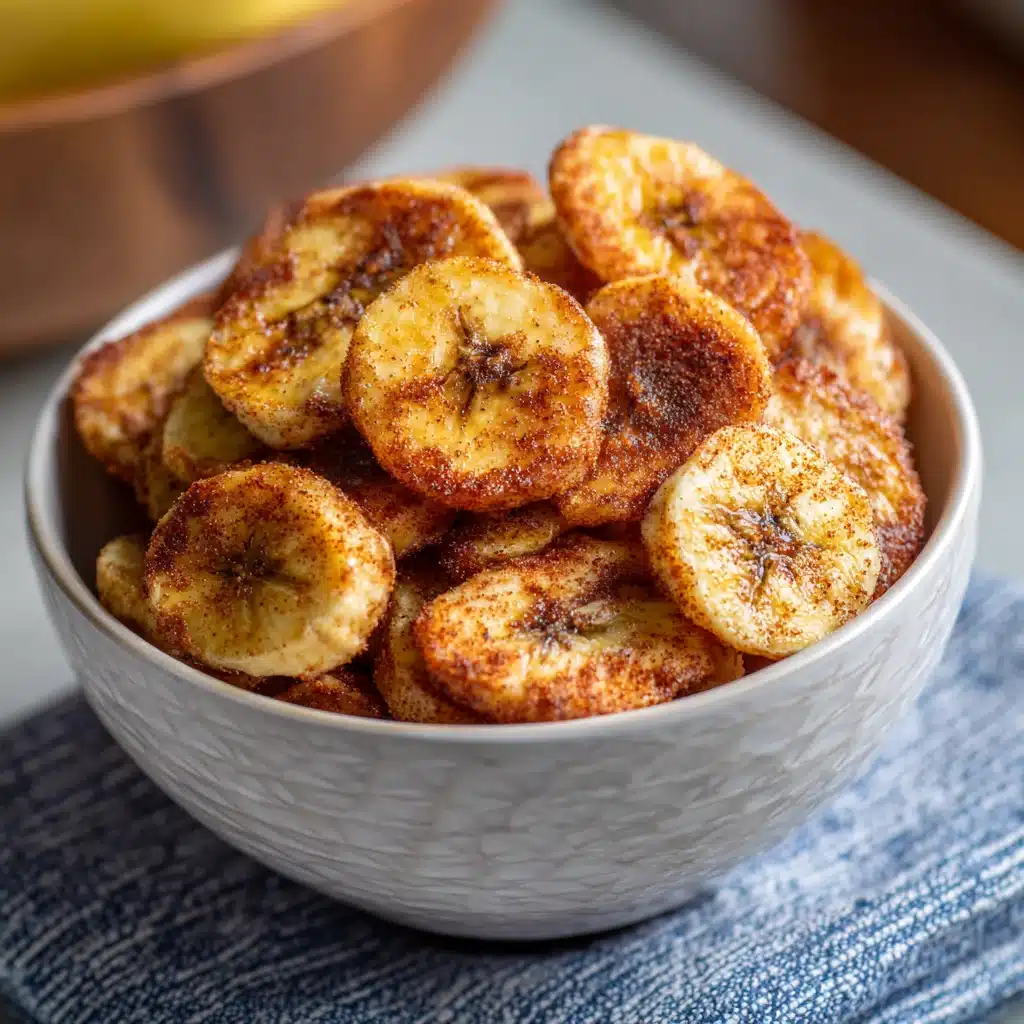 Quick & Easy Cinnamon-Sugar Air Fryer Banana Chips