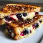Gourmet Blueberry Grilled Cheese