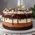 Decadent Tuxedo Cake – Triple Chocolate Mousse Cake Recipe