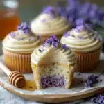 Lavender Honey Cupcakes – Light & Floral Spring Dessert