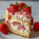 Creamy Strawberry Custard Cake That Makes Everyone Happy