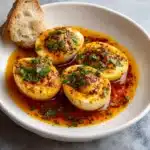 Spicy Garlic Butter Eggs in Old Bay Sauce Recipe
