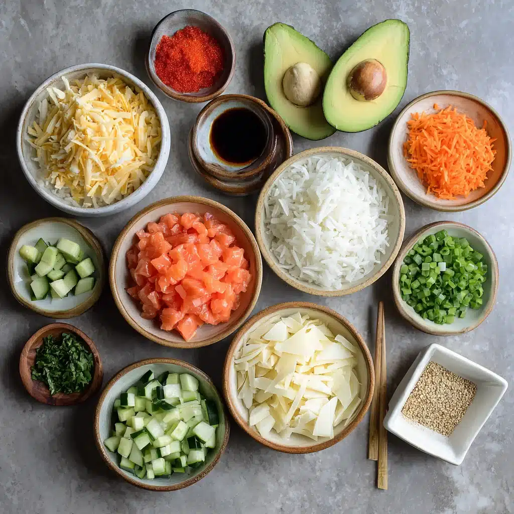 Healthy California Roll Sushi Bowls for Meal Prep