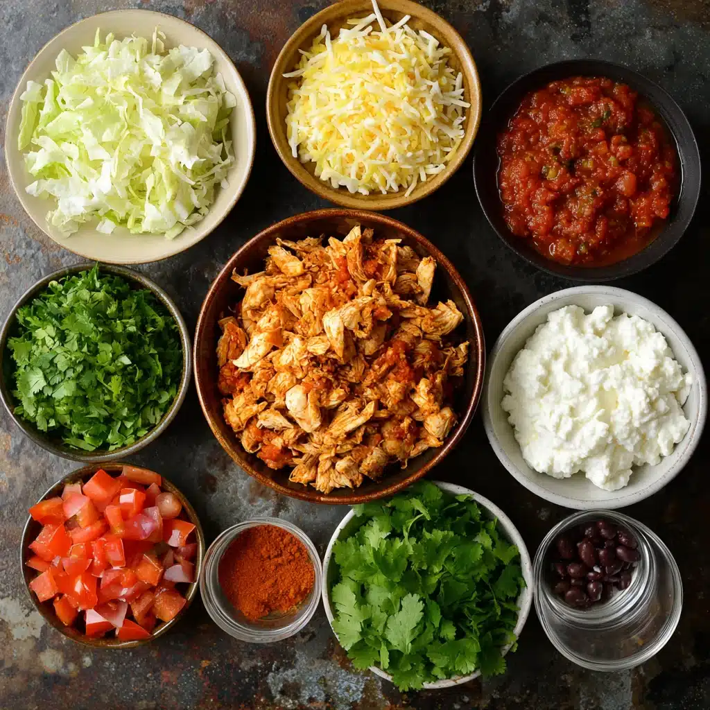 High Protein Chicken Enchilada Bowls with Cottage Cheese 7 High Protein Chicken Enchilada Bowls with Cottage Cheese