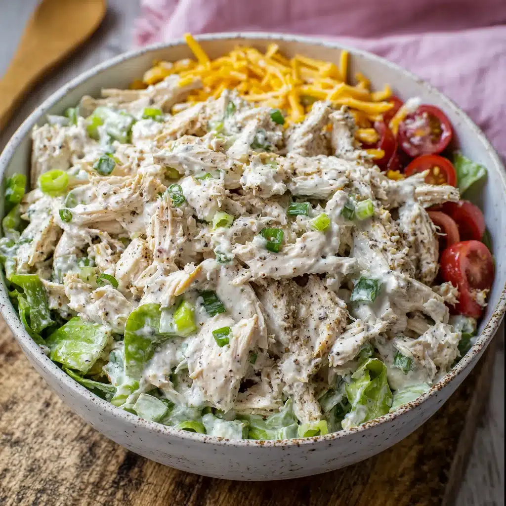 Creamy Ranch Chicken Salad Bowl Bliss - Comfort Food 5 Creamy Ranch Chicken Salad Bowl Bliss - Comfort Food