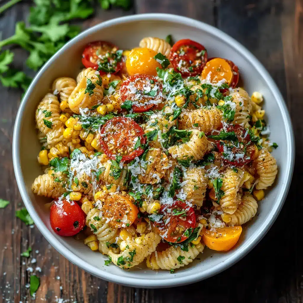 Healthy Street Corn Pasta Salad