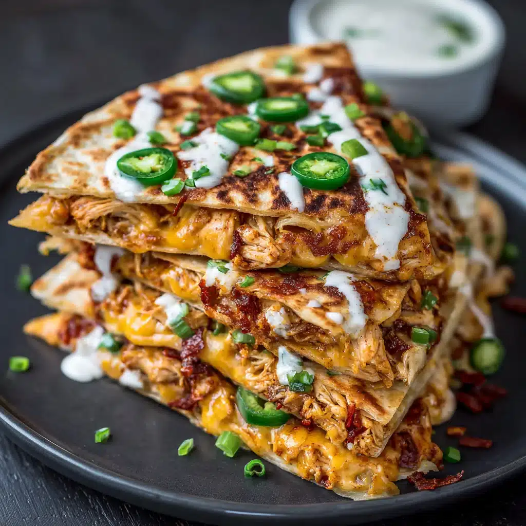 Cheesy Hot Honey Chicken Quesadillas with Spicy Jalapeño Cream Sauce 10 Cheesy Hot Honey Chicken Quesadillas with Spicy Jalapeño Cream Sauce