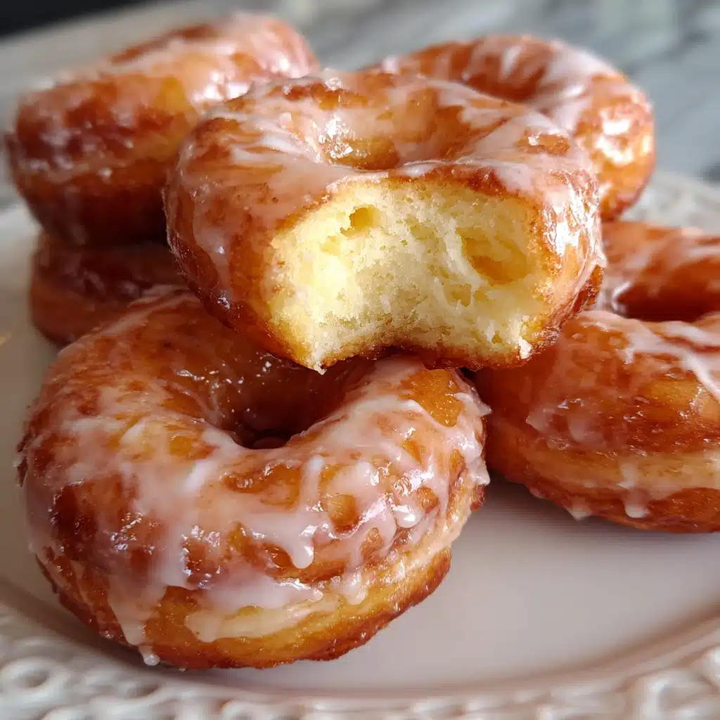 Glazed Donuts with Milk Bread Dough