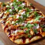 Easy BBQ Chicken Flatbread Recipe