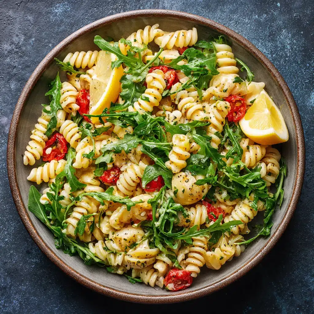 Lemon Arugula Pasta Salad Recipe