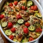 Sheet Pan Mediterranean Chicken & Zucchini – Easy & Healthy