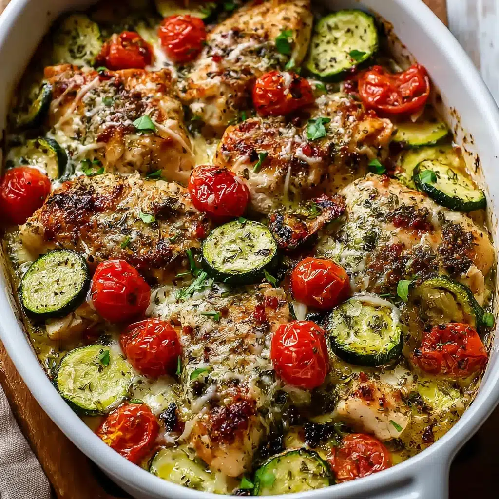 Sheet Pan Mediterranean Chicken & Zucchini – Easy & Healthy