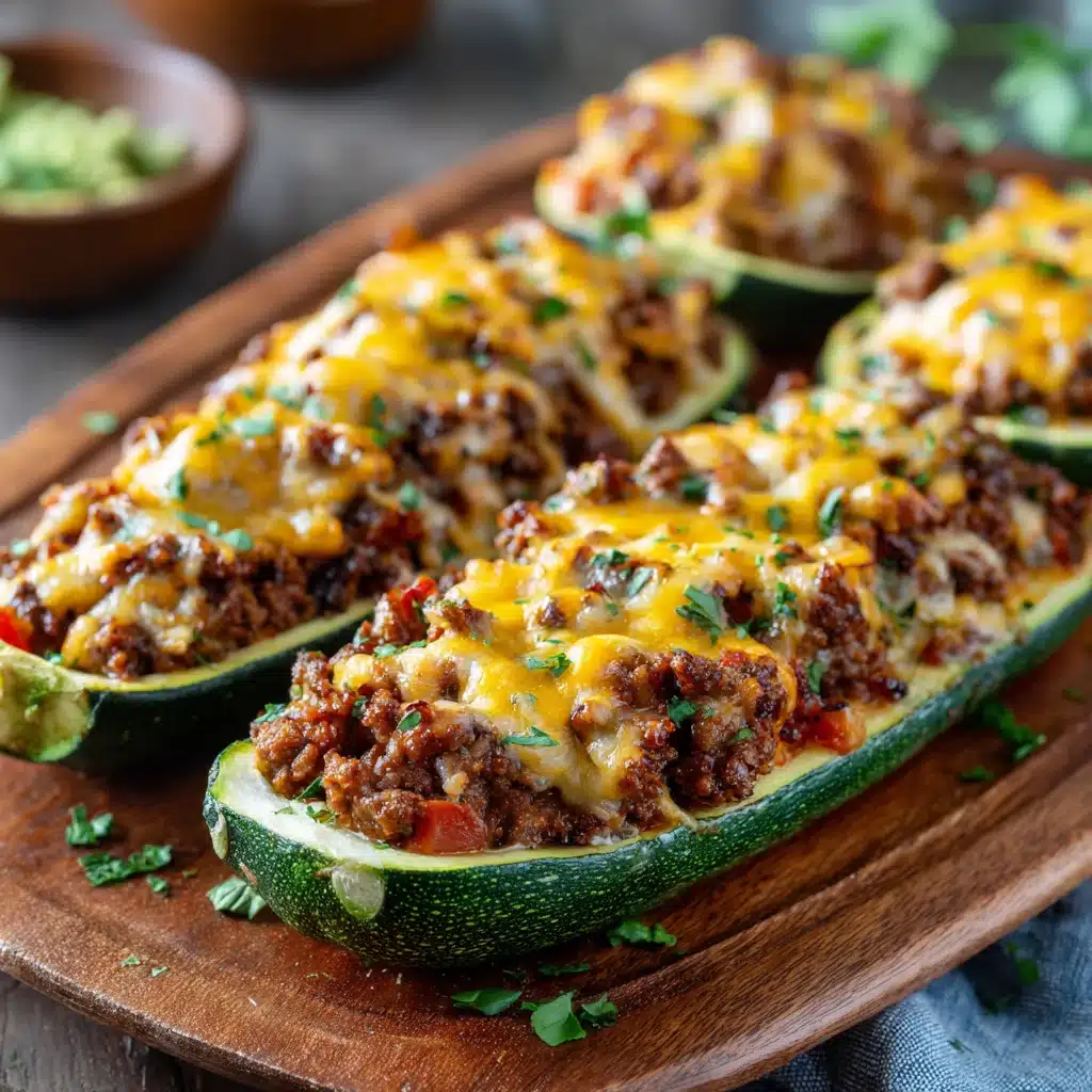 Easy Ground Beef Zucchini Boats (35-Minutes)