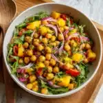 Protein-Packed Mango Chickpea Salad