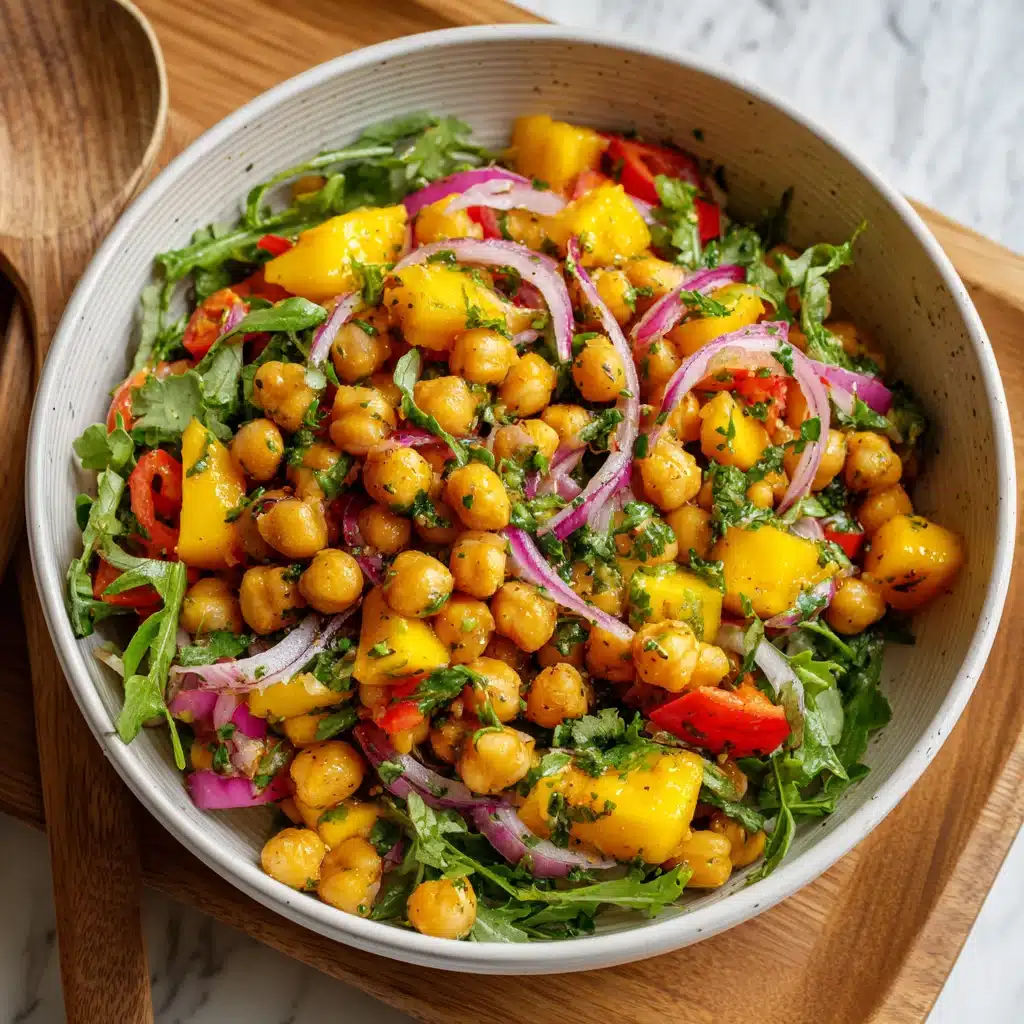 Protein-Packed Mango Chickpea Salad