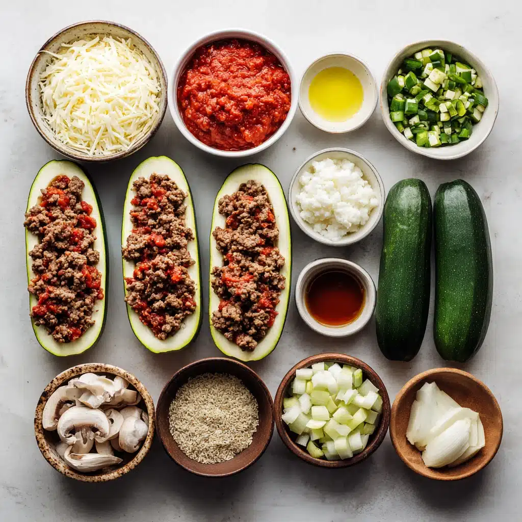 Easy Ground Beef Zucchini Boats (35-Minutes)