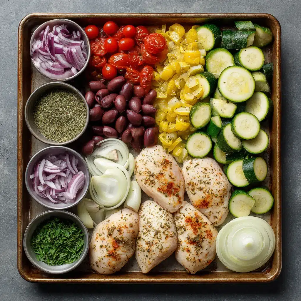 Sheet Pan Mediterranean Chicken & Zucchini – Easy & Healthy