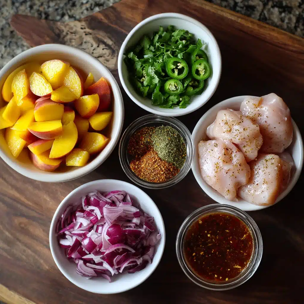 Jalapeno Peach Chicken