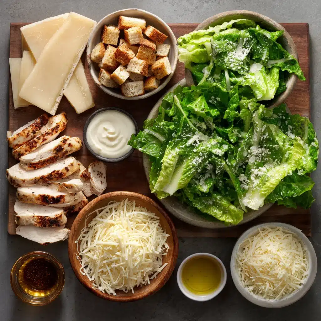 Chicken Caesar Salad Pizza