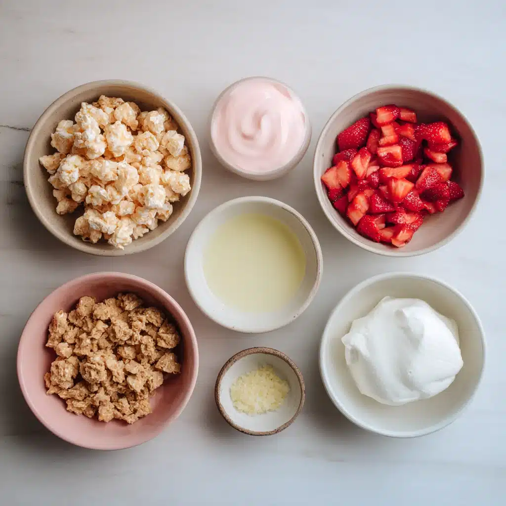 Strawberry Yogurt Clusters 7 Strawberry Yogurt Clusters