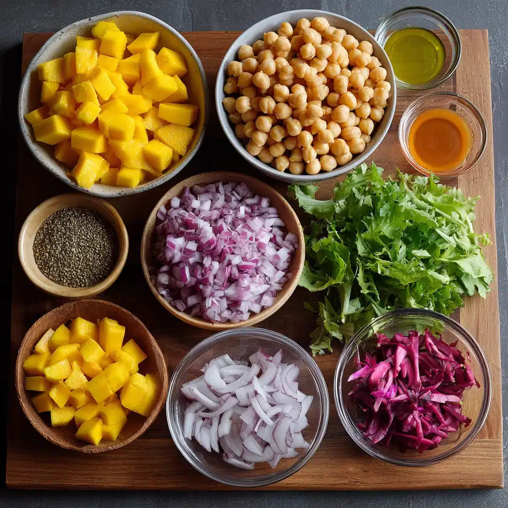 Protein-Packed Mango Chickpea Salad