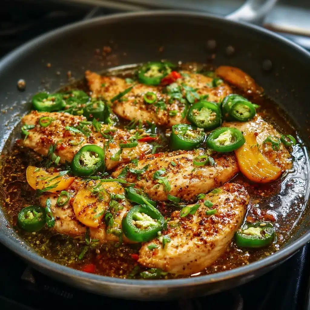 Jalapeno Peach Chicken