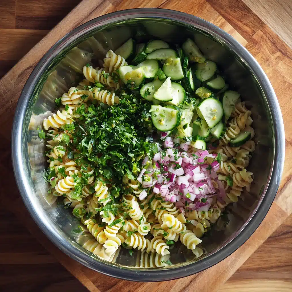 Best Cucumber Pasta Salad